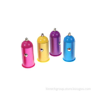 In-car charger, colorful, metal, for mobile
